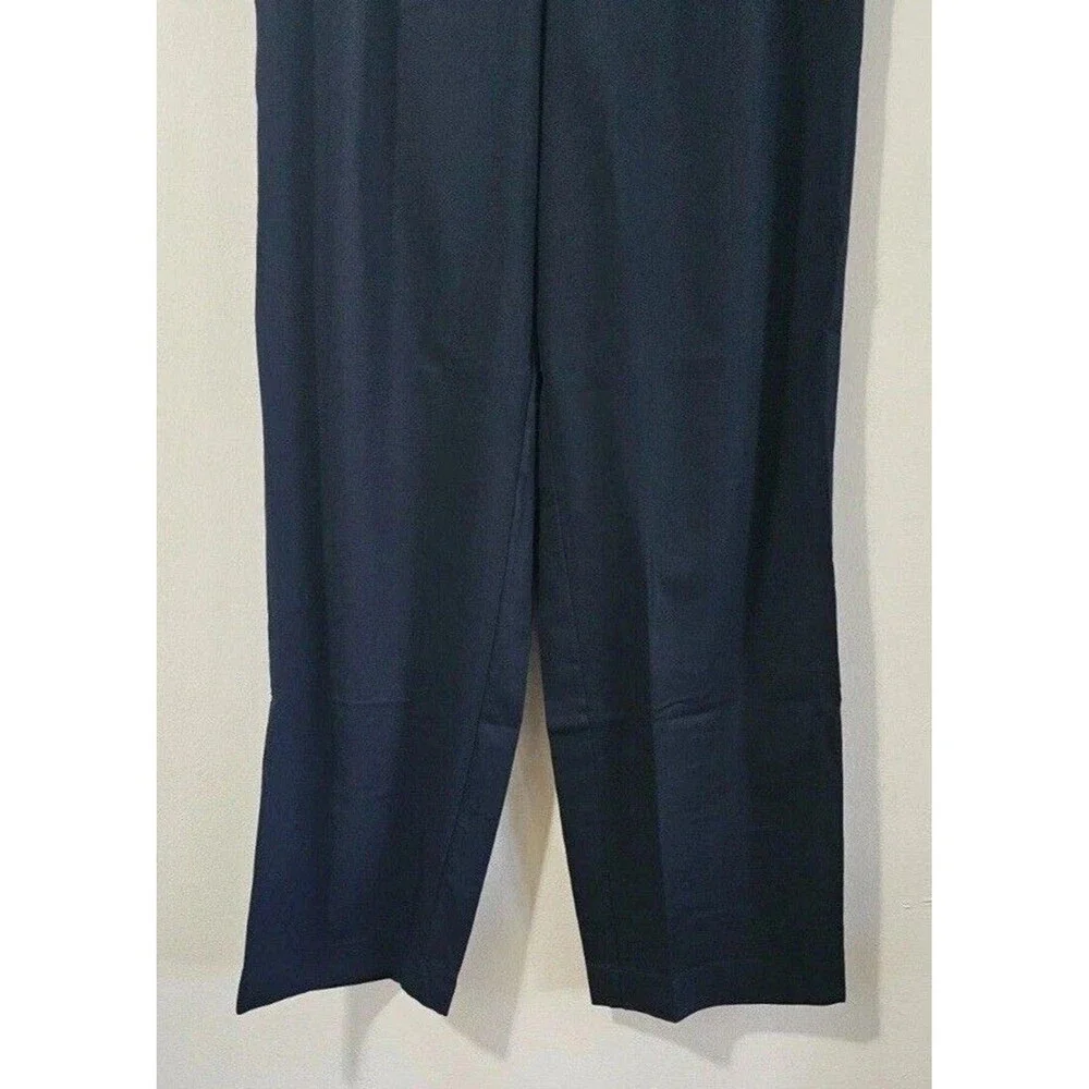 Lululemon Pleat Front High Rise Trouser Pants TRUE NAVY ASIA FIT  SZ L 29'  NWOT
